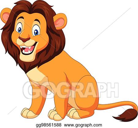 Detail Sitting Lion Clipart Nomer 23