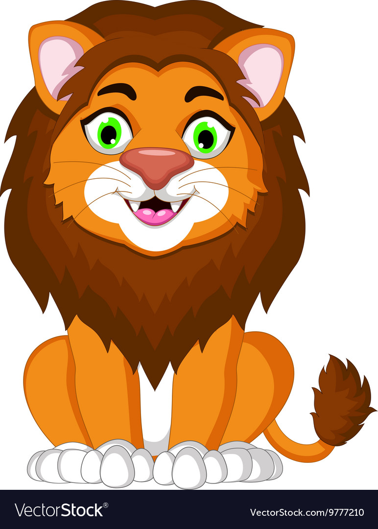 Detail Sitting Lion Clipart Nomer 34