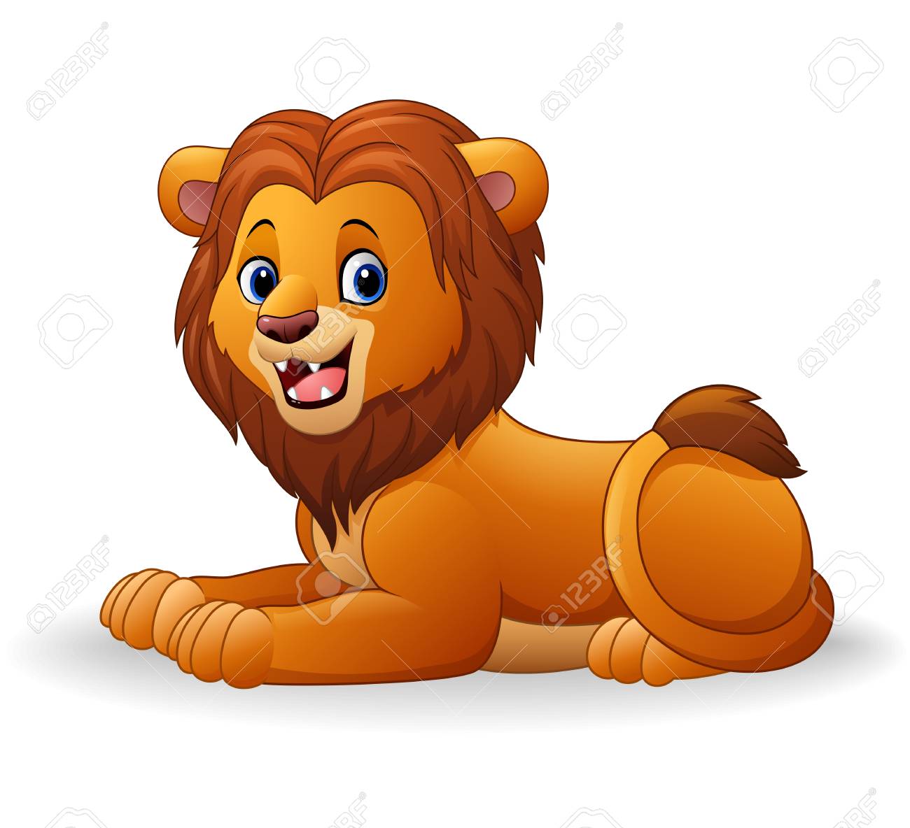 Detail Sitting Lion Clipart Nomer 5