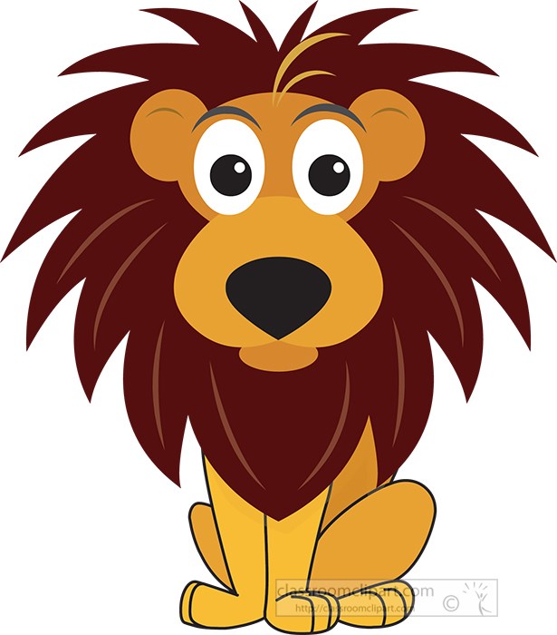 Detail Sitting Lion Clipart Nomer 42