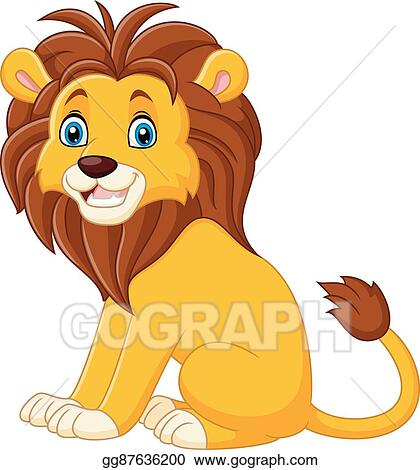 Detail Sitting Lion Clipart Nomer 51