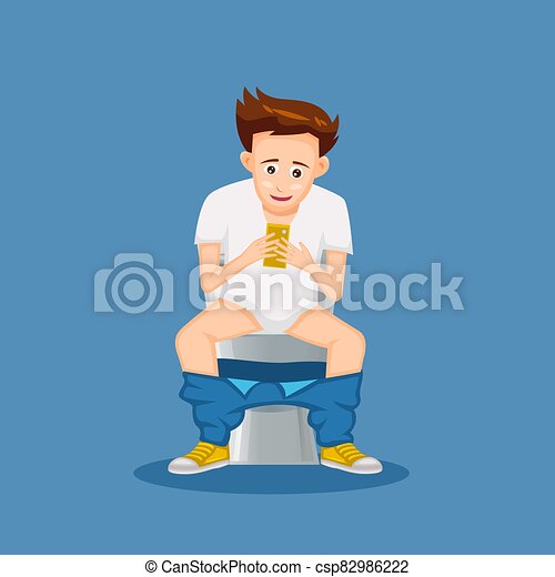Detail Sitting On Toilet Clipart Nomer 16