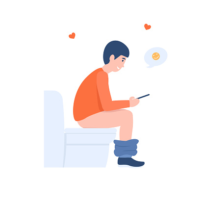 Detail Sitting On Toilet Clipart Nomer 30