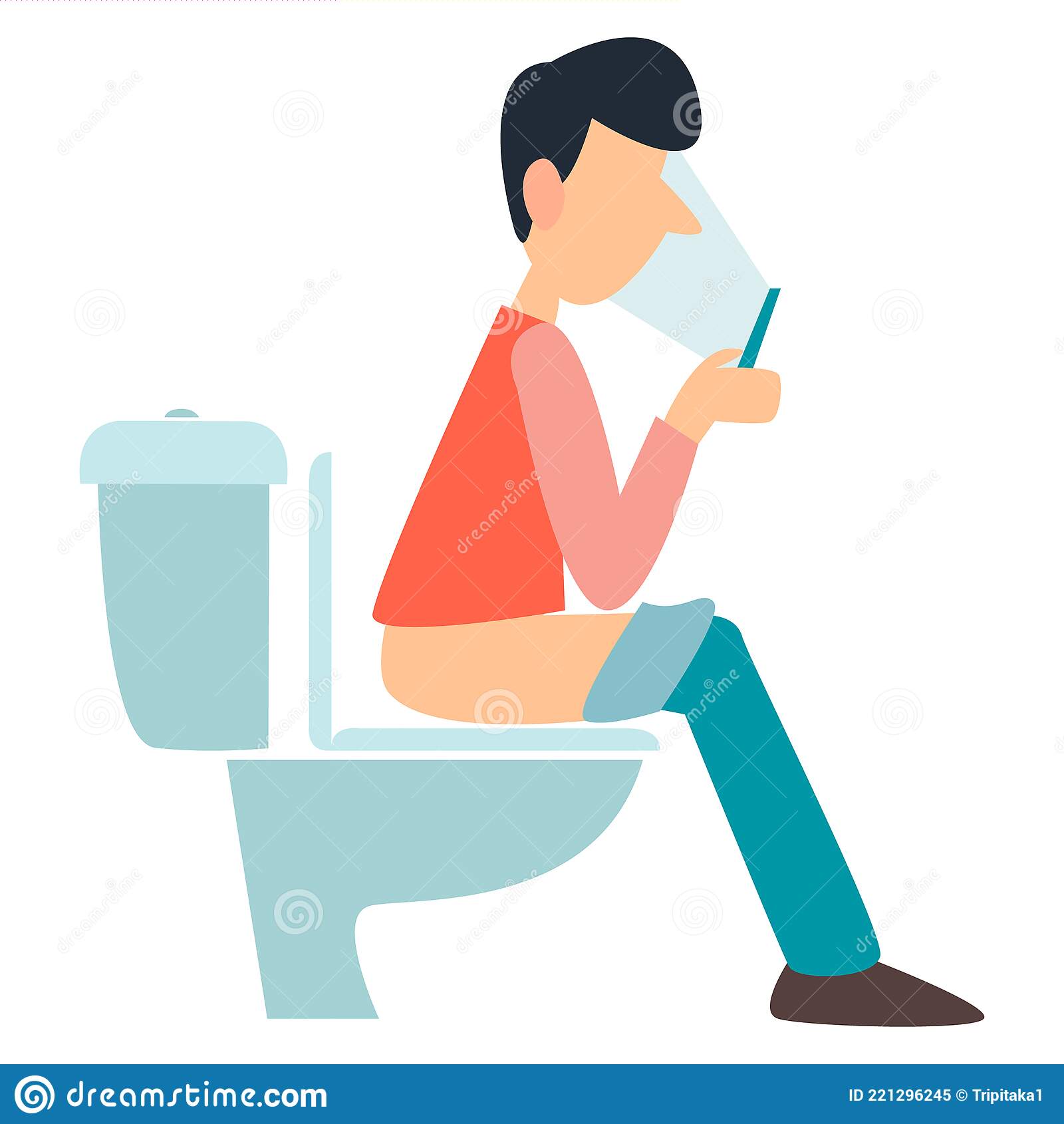 Detail Sitting On Toilet Clipart Nomer 34