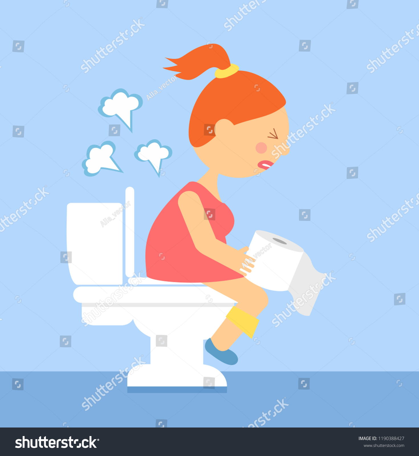 Detail Sitting On Toilet Clipart Nomer 41