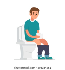 Detail Sitting On Toilet Clipart Nomer 49