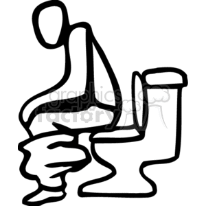 Detail Sitting On Toilet Clipart Nomer 55