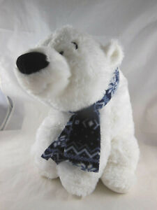 Detail Sitting Polar Bear With Scarf Nomer 24