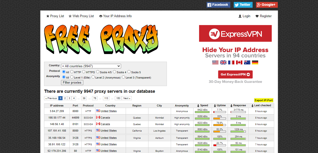 Detail Situs Proxy Gratis Nomer 42