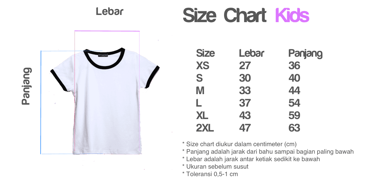 Detail Size Chart Kaos Png Nomer 44