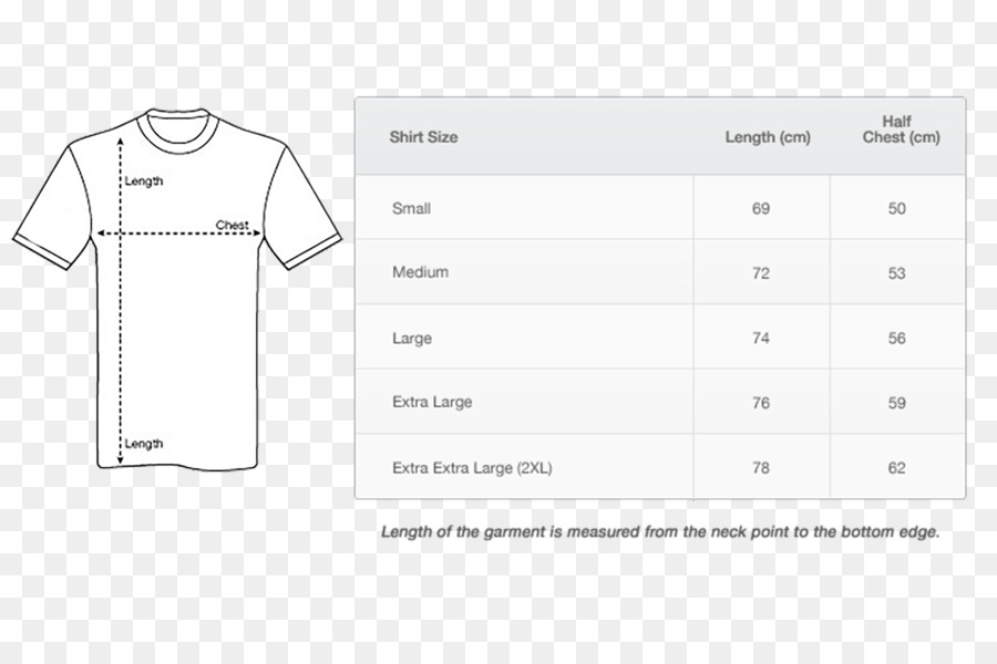 Detail Size Chart Kaos Png Nomer 7