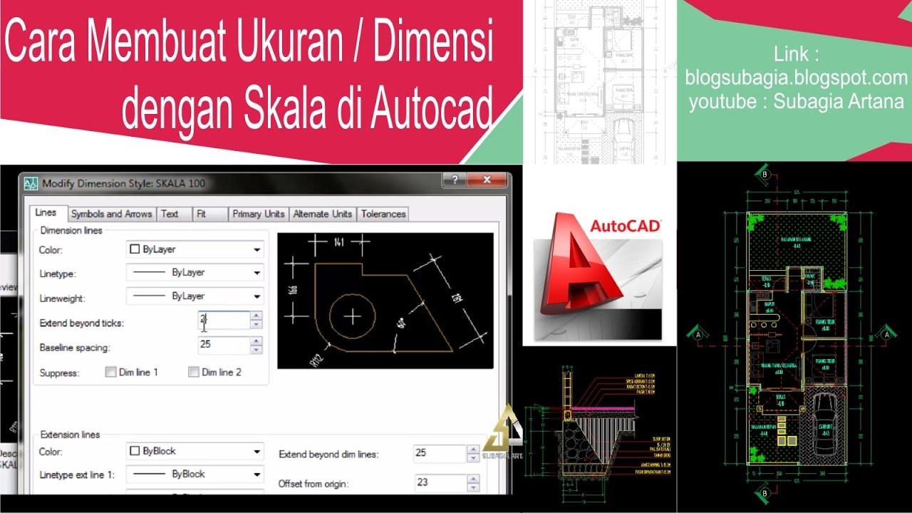 Detail Skala Gambar Autocad Ukuran Tidak Berubah Nomer 21