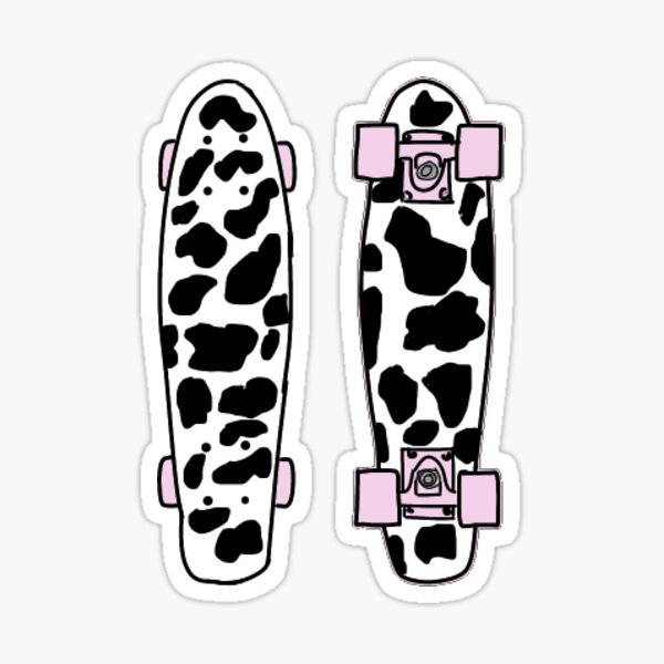 Detail Skateboard Cow Print Nomer 17