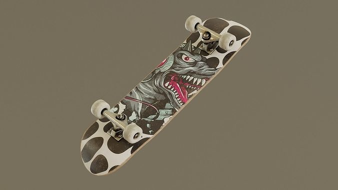 Detail Skateboard Cow Print Nomer 55