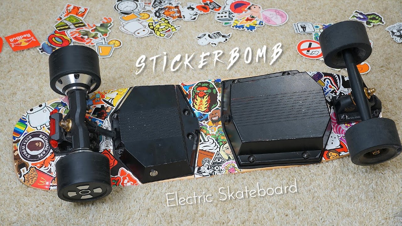 Detail Skateboard Sticker Bomb Nomer 39