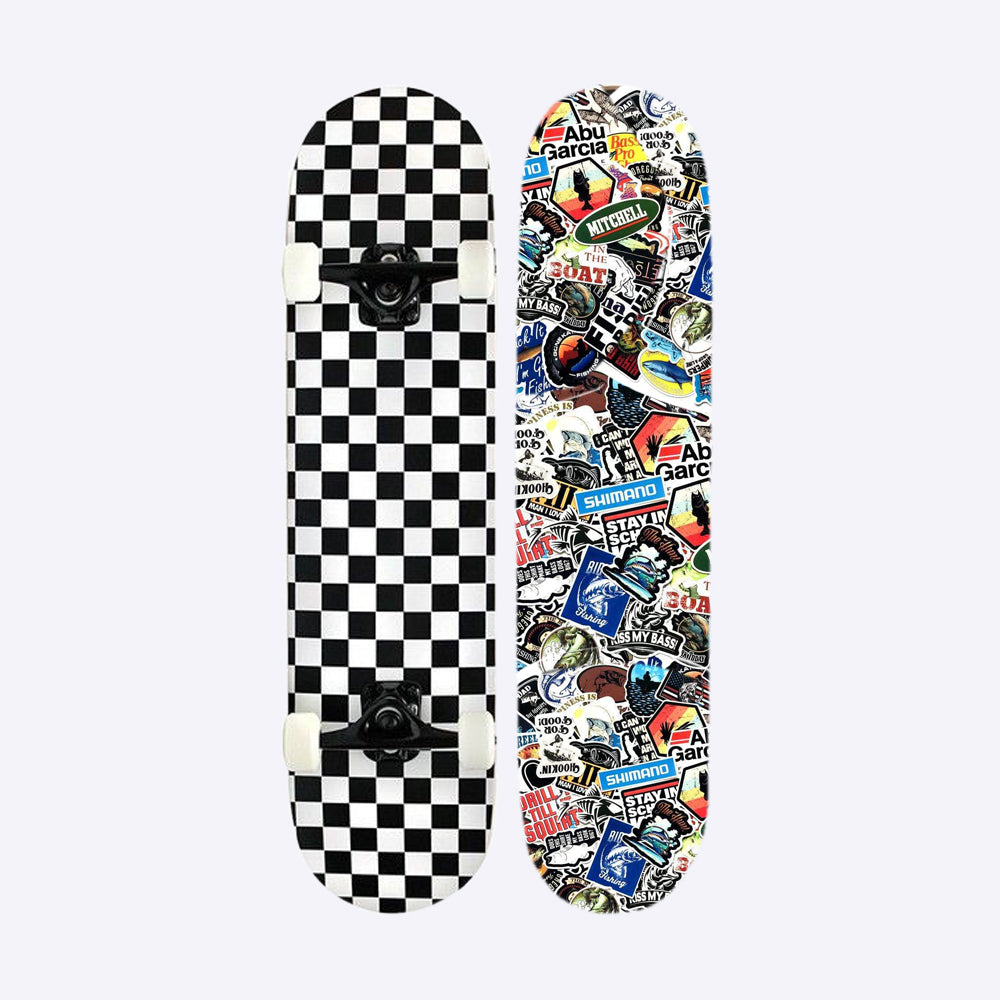 Detail Skateboard Sticker Bomb Nomer 43