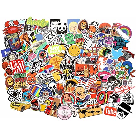 Detail Skateboard Sticker Bomb Nomer 45