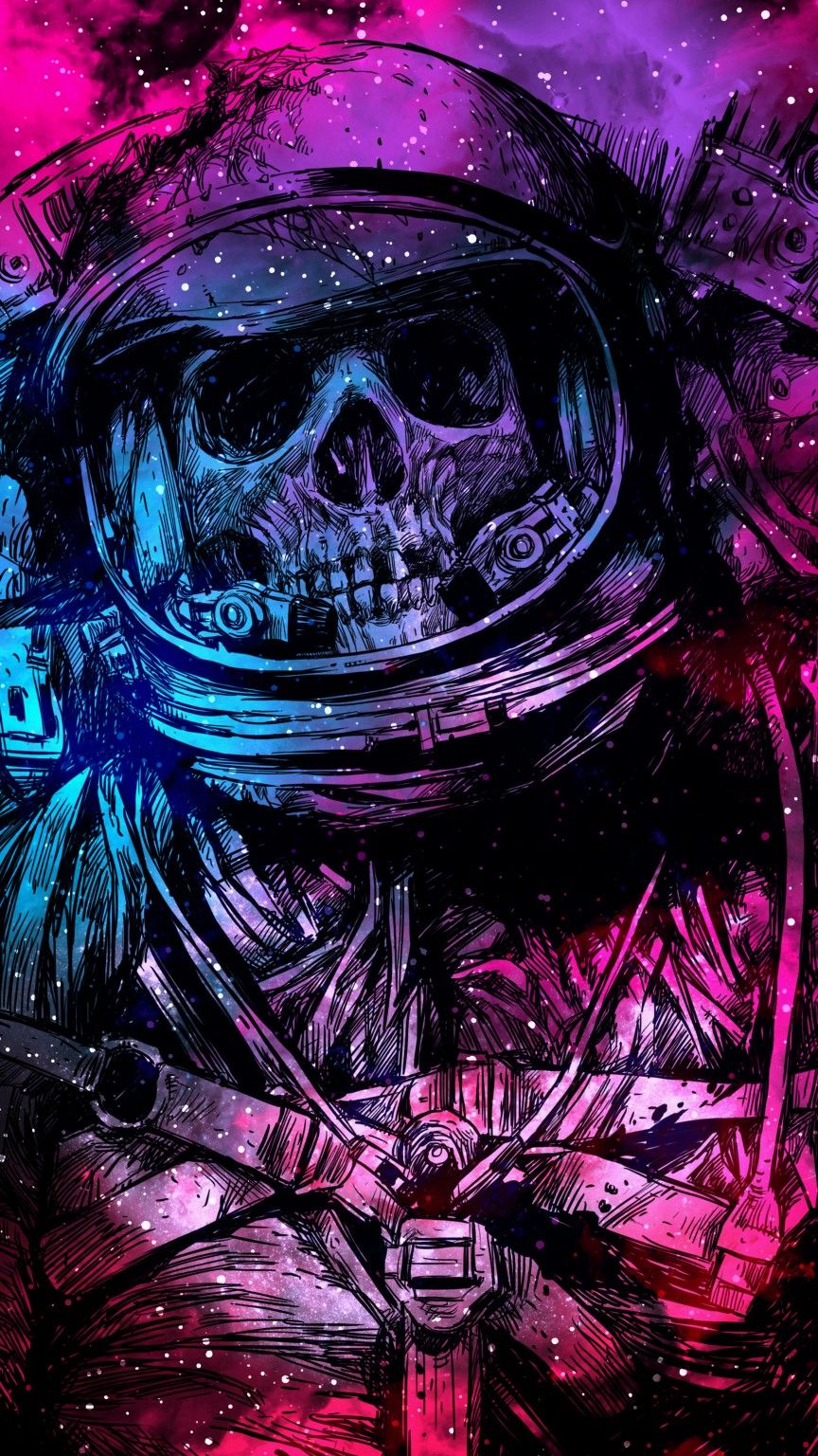 Detail Skeleton Astronaut Wallpaper Nomer 11