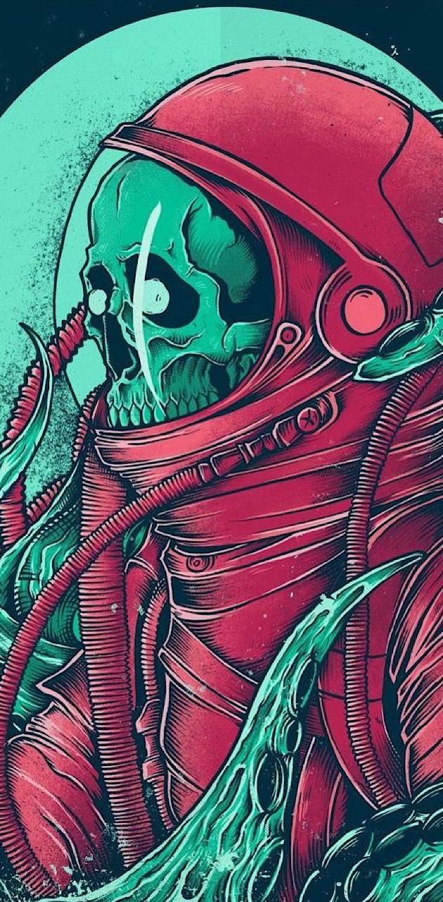 Detail Skeleton Astronaut Wallpaper Nomer 21