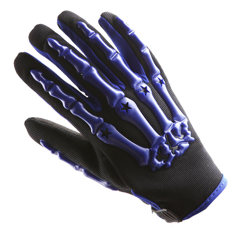 Detail Skeleton Biker Gloves Nomer 54