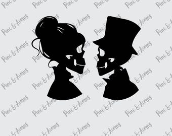 Detail Skeleton Bride And Groom Clipart Nomer 28