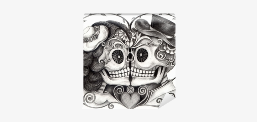 Detail Skeleton Bride And Groom Clipart Nomer 36