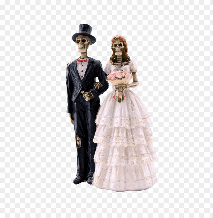Detail Skeleton Bride And Groom Clipart Nomer 39