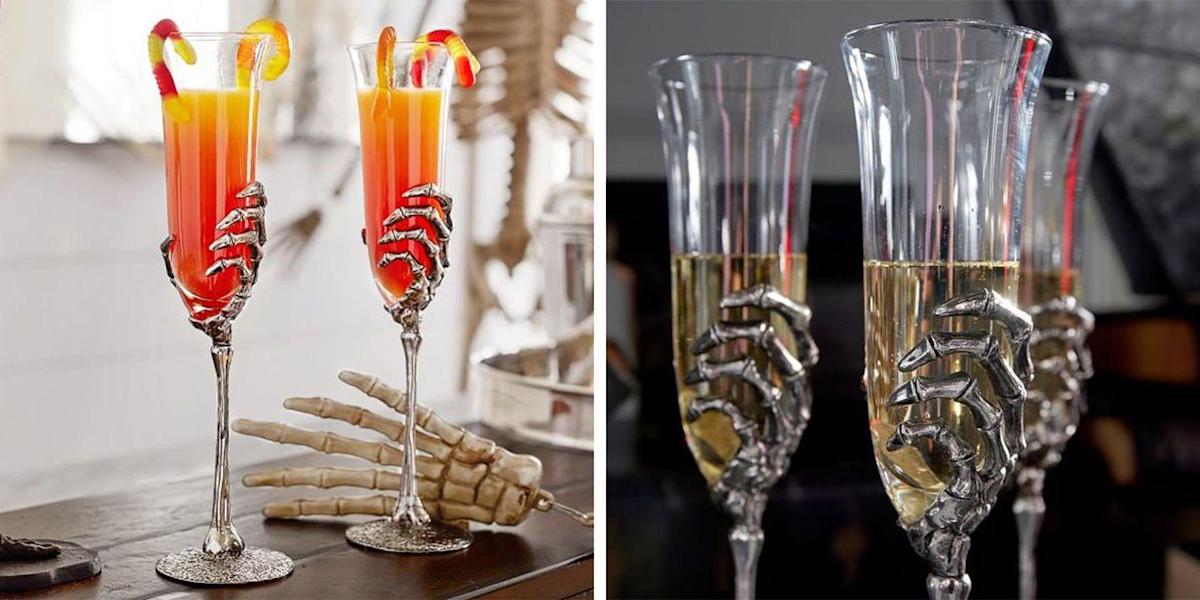 Detail Skeleton Champagne Flutes Nomer 20