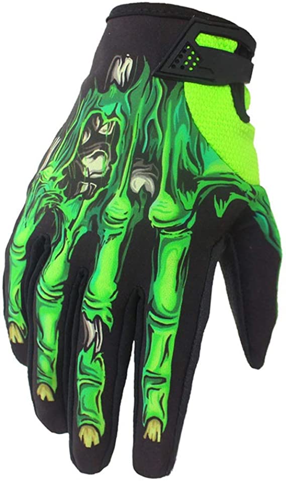 Detail Skeleton Cycling Gloves Nomer 18