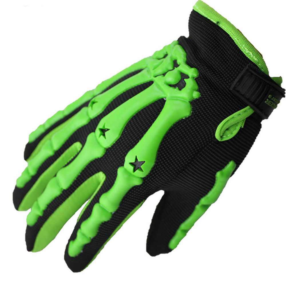 Detail Skeleton Cycling Gloves Nomer 22