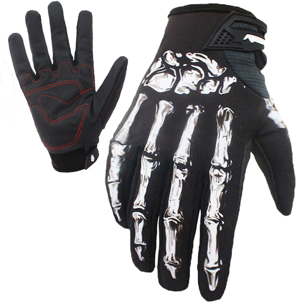 Detail Skeleton Cycling Gloves Nomer 23