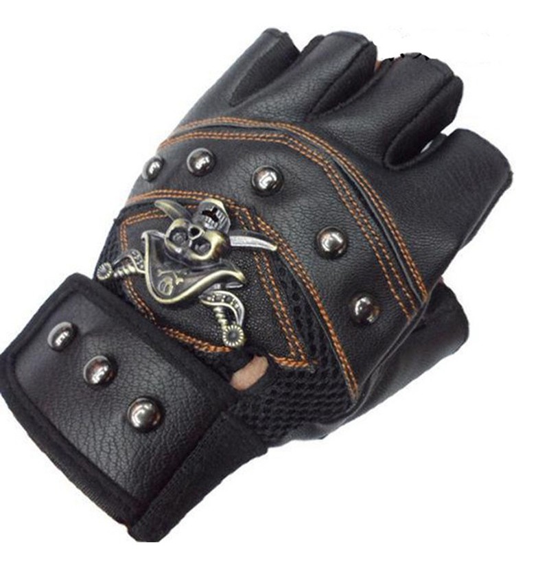 Detail Skeleton Cycling Gloves Nomer 29