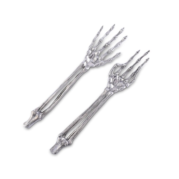 Detail Skeleton Hand Salad Servers Nomer 17