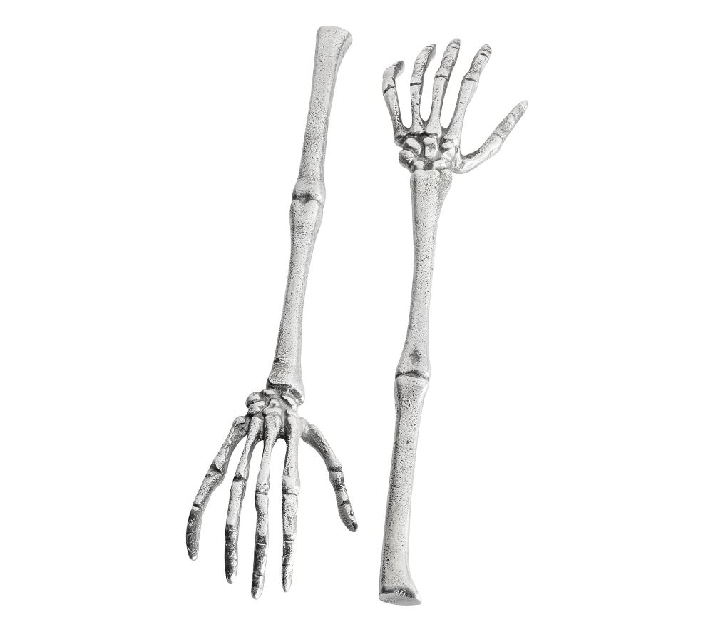 Detail Skeleton Hand Salad Servers Nomer 4