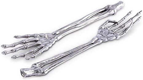 Detail Skeleton Hands Salad Servers Nomer 4