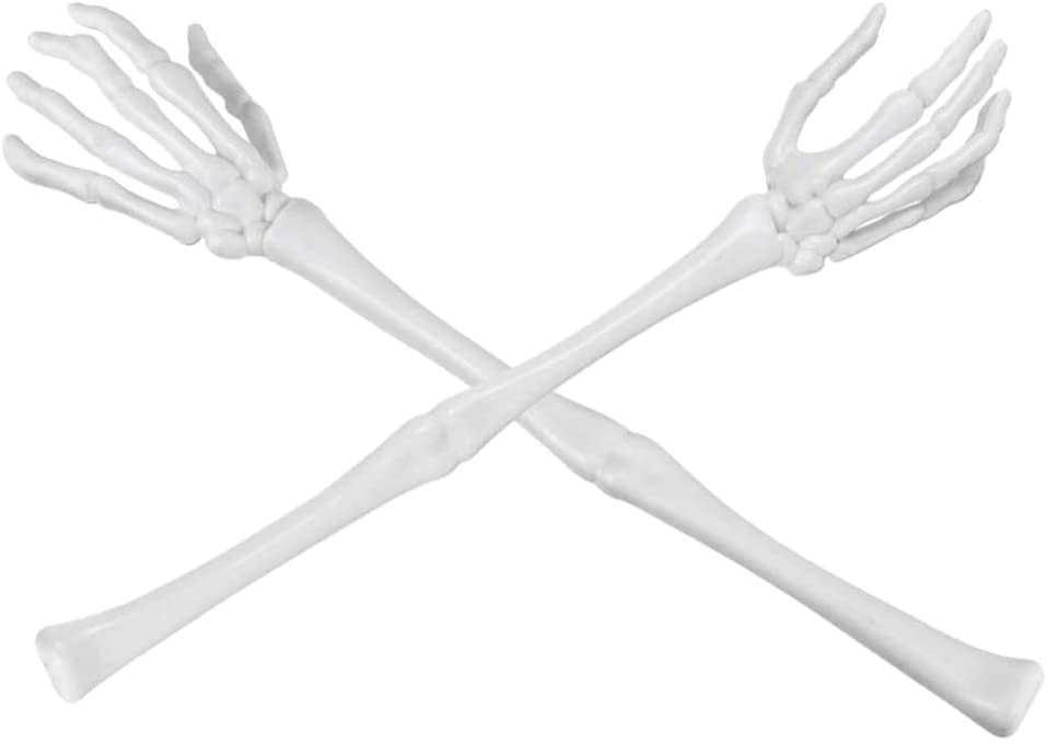 Detail Skeleton Hands Salad Servers Nomer 37