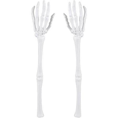 Detail Skeleton Hands Salad Servers Nomer 5