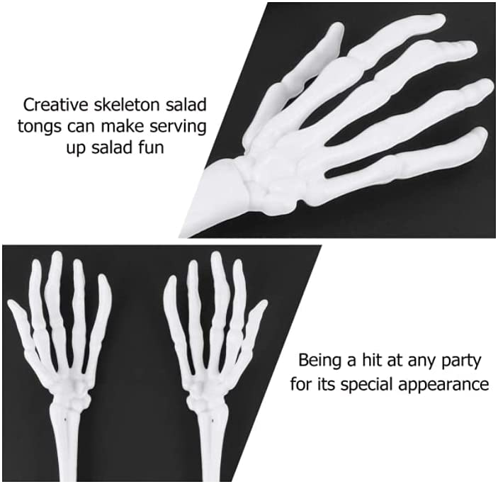 Detail Skeleton Hands Salad Servers Nomer 47