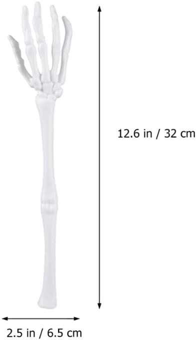 Detail Skeleton Hands Salad Servers Nomer 52