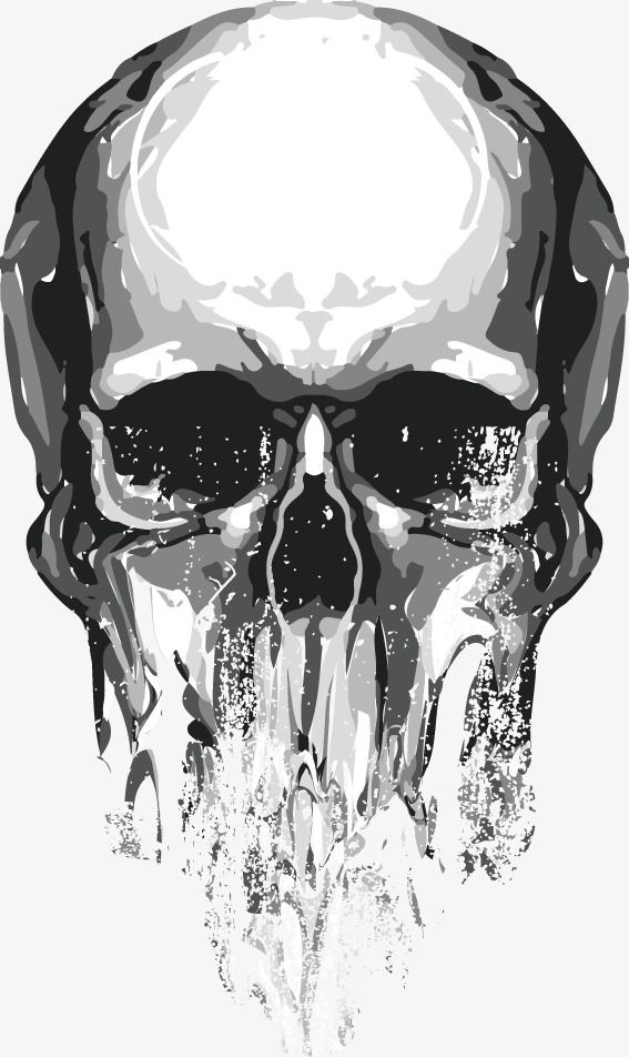 Detail Skeleton Head Transparent Nomer 41