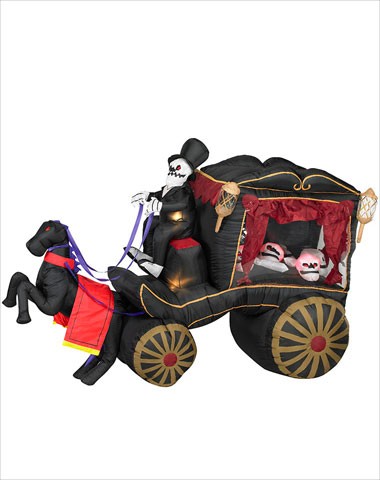 Detail Skeleton Horse And Carriage Halloween Nomer 34