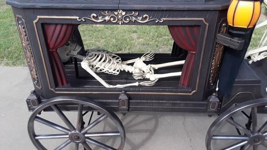 Detail Skeleton Horse And Carriage Halloween Nomer 10