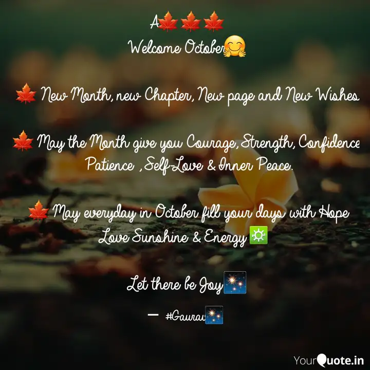Detail Welcome October Quotes Nomer 41