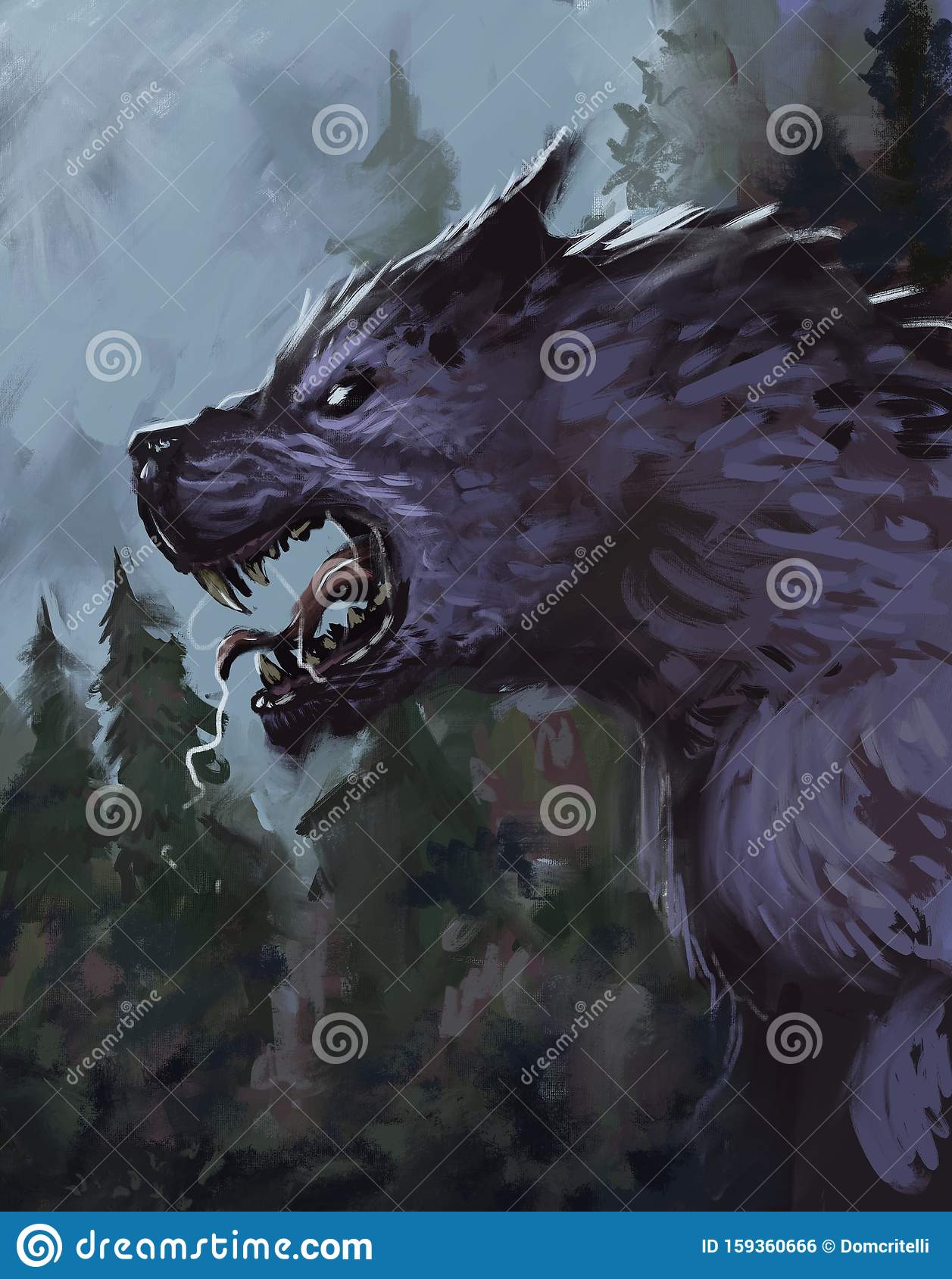 Detail Werewolf Illustrations Nomer 14