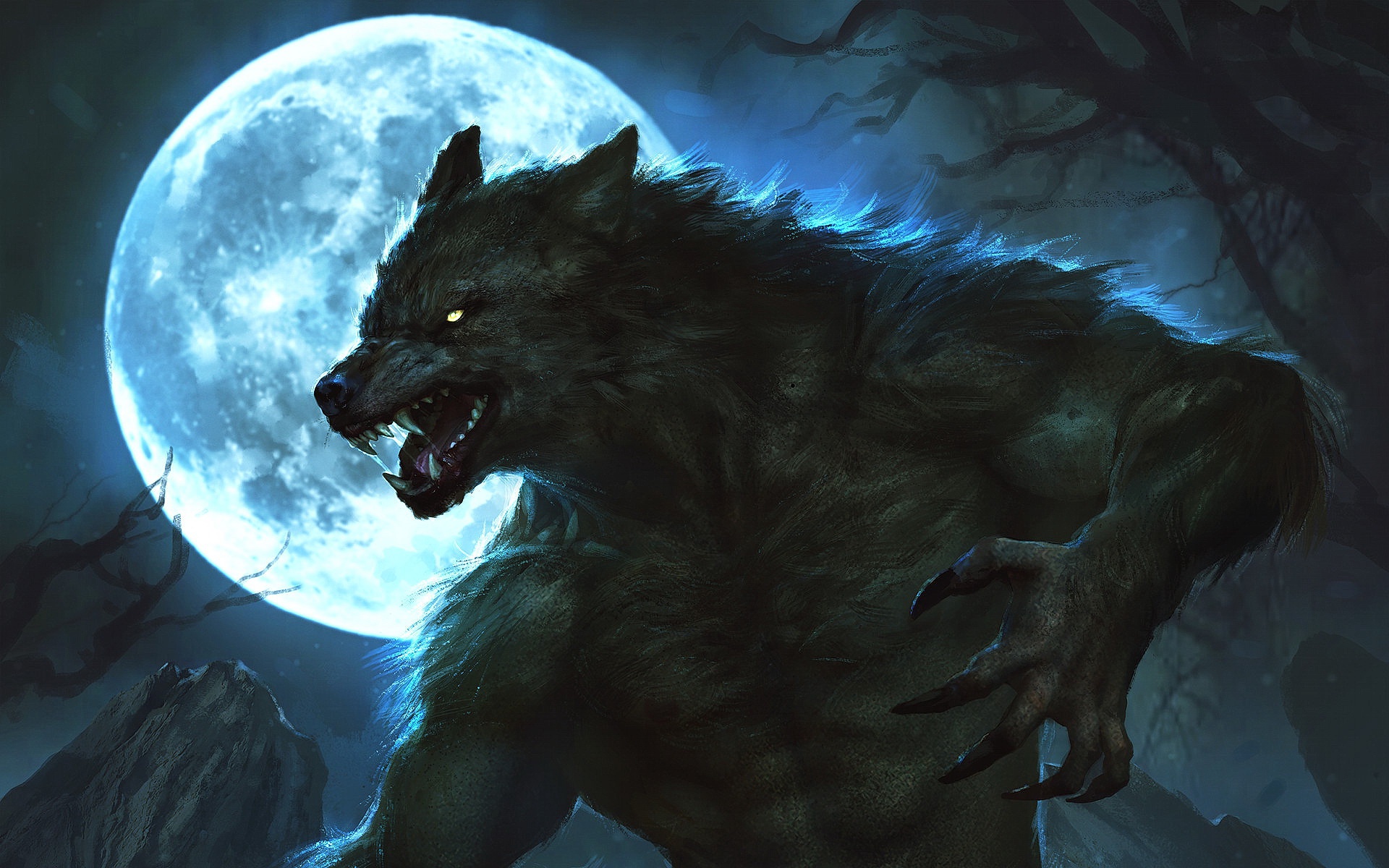 Detail Werewolf Wallpaper Hd Nomer 19