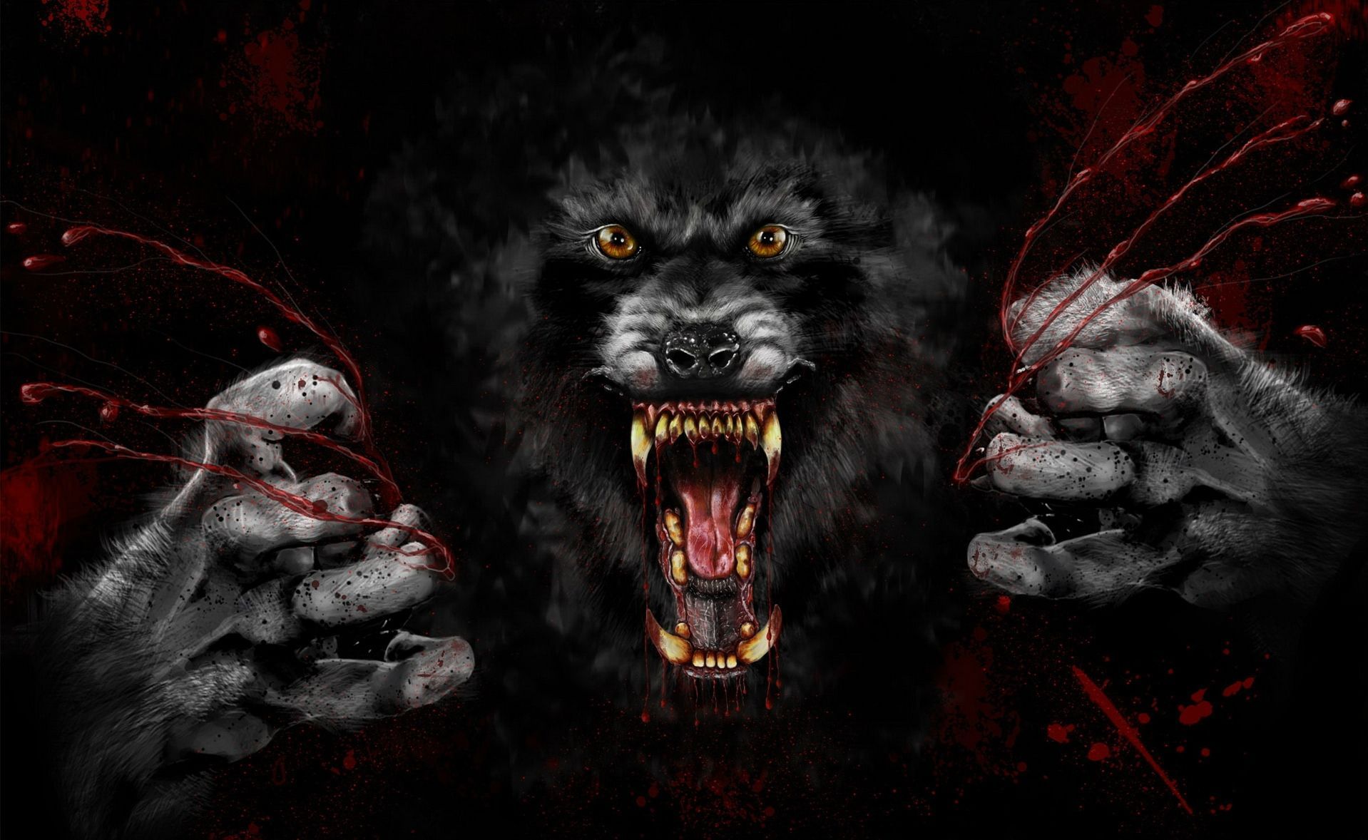 Detail Werewolf Wallpaper Hd Nomer 7