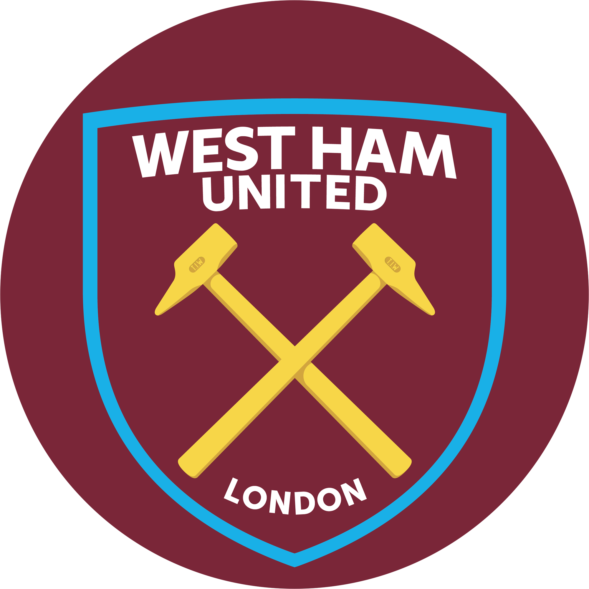 Detail West Ham Logo Png Nomer 18