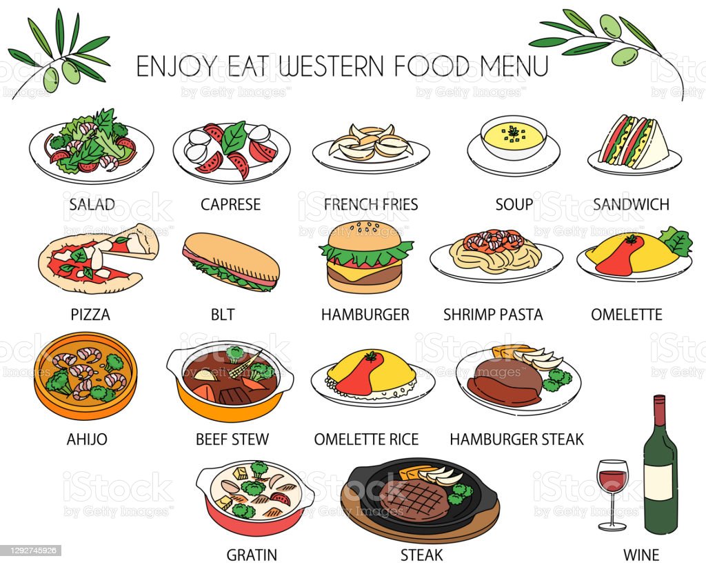 Detail Western Food Menu Nomer 2