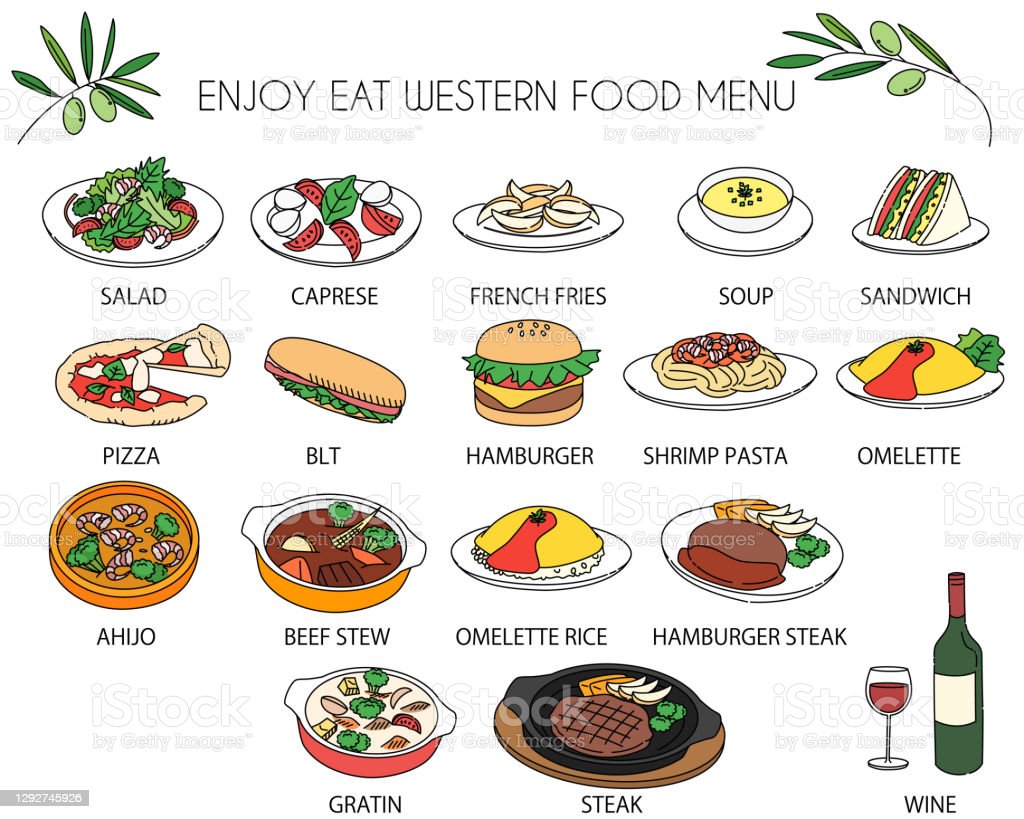 Detail Western Food Menu Nomer 2