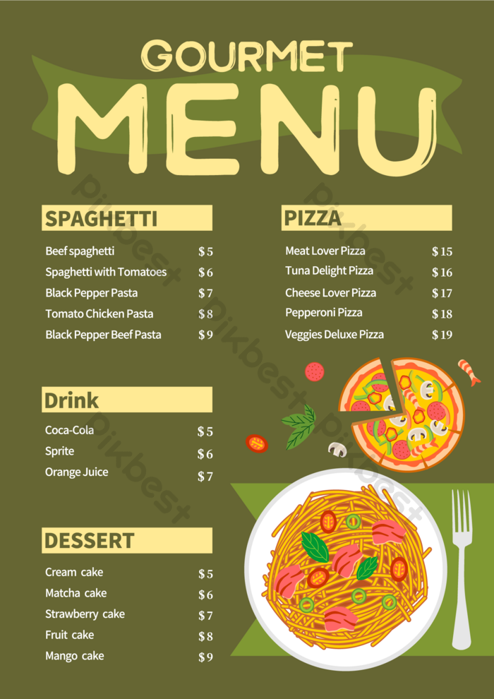 Detail Western Food Menu Nomer 5